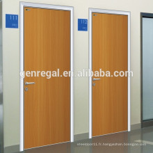 usage de bureau d&#39;hôpital Cadre en aluminium Portes en bois